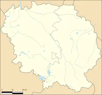 Voir sur la carte administrative de la Creuse