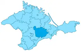 Localisation de Raïon de Bilohirsk
