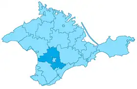 Localisation de Raïon de Simferopol