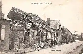 Rue du Clos, vers 1920.