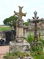Croix du cimetière de Crissay-sur-Manse