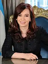 ArgentineCristina Fernández de Kirchner, présidente