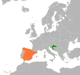 Croatie et Espagne