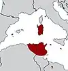 Aire de répartition de la Crocidure de Pantelleria