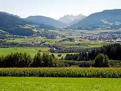 Le val Pusteria près de Brunico.