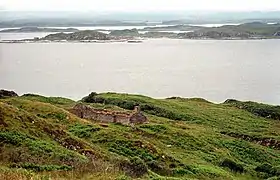 Ruines d'une ancienne ferme sur Garbh Eileach