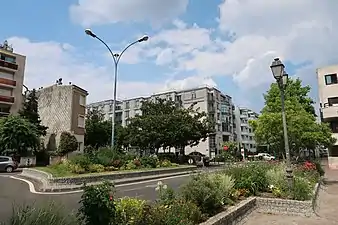 Croisement avec la rue Chevreul.