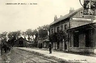 La gare avant 1914.