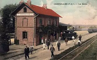 La gare avant 1914.