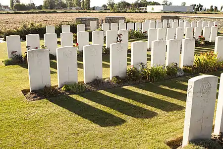 Croix-Rouge Military Cemetery.