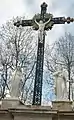 Croix élevée pour le jubilé du pape Pie VIII sur la place Soult en 1830.