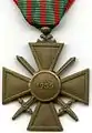 Croix de guerre 1939 (revers).