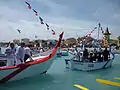 Lors de la célébration des 200 ans de la création du port de pêcheurs du Cros de Cagnes