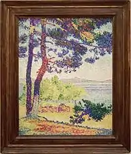 Henri-Edmond Cross, Après-midi à Pardigon (1907, 80 × 65 cm), musée d'Orsay.