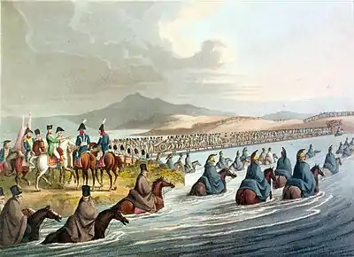 Traversée du Niémen en 1812