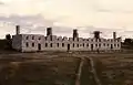 Les ruines du fort à Crown Point, Crown Point, N.Y. en 1990.