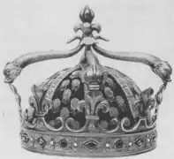 Couronne du dauphin Louis Antoine, duc d'Angoulême.