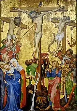 Maître de la Crucifixion au dominicain, Crucifixion au dominicain (vers 1410—1415).