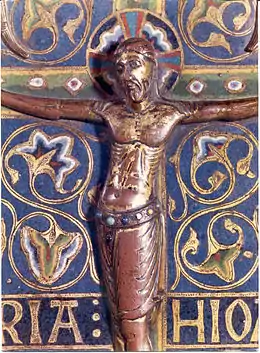 Christ crucifié (détail).