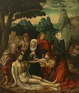 La Déploration et la mise au tombeau (XVIe siècle)