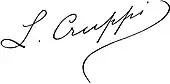 signature de Louise Cruppi