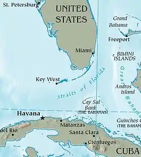 Position de Cay Sal Bank