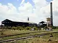 Ancienne sucrerie le long de la ligne ferroviaire