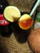 Cuba libre, étendu au soda cola