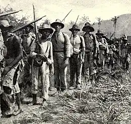 Soldats cubains en 1898.