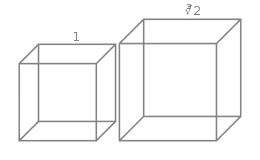 croquis de 2 cubes