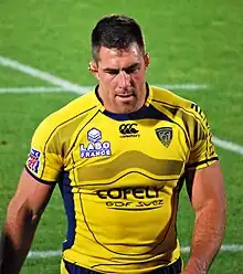 Jamie Cudmore (CAN) dit « le bûcheron canadien » avec Clermont en 2011.