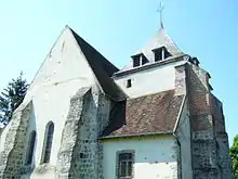 Arrière de l'église