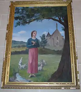 Tableau représentant sainte Alpais (XIXe siècle)