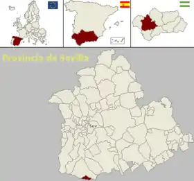 Localisation de El Cuervo de Sevilla