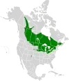 Aire de répartition de l'Épinoche à cinq épines