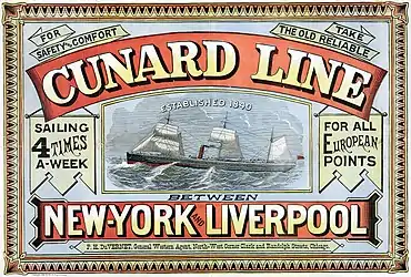 illustration de Cunard Line