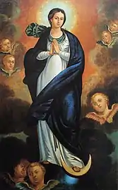 Manuel da Cunha : Nossa Senhora da Conceição, huile sur toile, c. 1780-1800