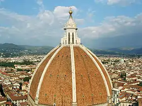Le dôme de la cathédrale Santa Maria del Fiore à Florence.
