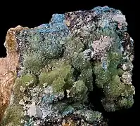 Cuprosmithsonite - Chessy-les-Mines, Rhône, France - (6 × 5 cm).