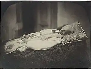 Le Curé D'Ars sur son lit de mort, Camille Dolard.