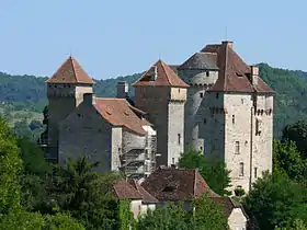 Châteaux de Plas et de Saint-Hilaire.