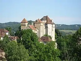 Château de Saint-Hilaire et château des Plas