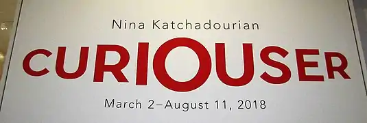 Curiouser, exposition de Nina Katchadourian au BYU Museum of Art, Université Brigham Young.