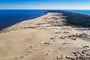 Dune Epha, vue aérienne