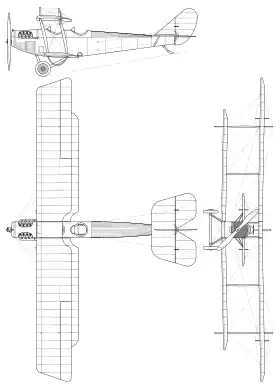 vue en plan de l’avion