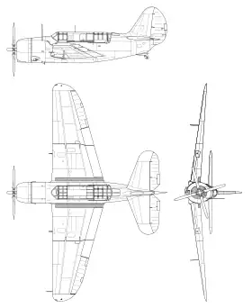 vue en plan de l’avion