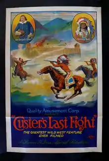 Description de l'image Custer's Last Fight - movie poster.jpg.