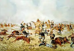 Description de l'image Custer Massacre At Big Horn, Montana June 25 1876.jpg.