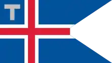 Drapeau des Douanes d'Islande