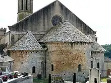 Église Saint-Martin - Chevet roman.